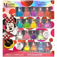 Disney Minnie Mouse Townley Girl Non Toxic Peel Off Nail Polish Set for Girls, Glittery and Opaque Colors,18 PcsPerfect for Parties Sleepovers Makeovers Birthday Gift for Girls 3