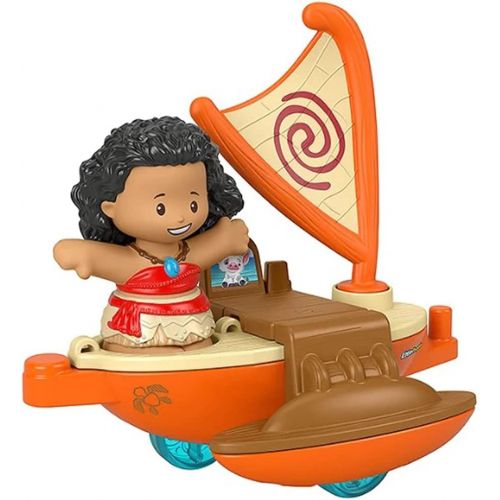  Moana Disney Princess Canoe Parade Float Little People Toy