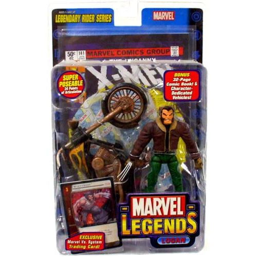  Toy Biz Marvel Series 11 Legendary Riders Logan Action Figure