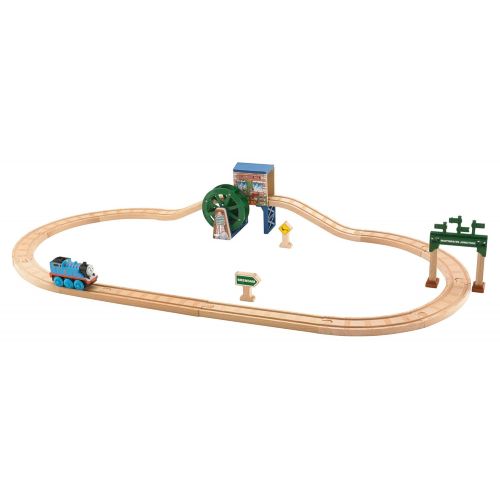  Toy Dreamer and ships from Amazon Fulfillment. Fisher-Price Thomas & Friends Wooden Railway, Steaming Around Sodor - Battery Operated