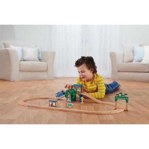  Toy Dreamer and ships from Amazon Fulfillment. Fisher-Price Thomas & Friends Wooden Railway, Steaming Around Sodor - Battery Operated