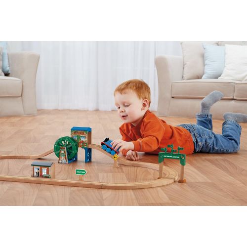  Toy Dreamer and ships from Amazon Fulfillment. Fisher-Price Thomas & Friends Wooden Railway, Steaming Around Sodor - Battery Operated