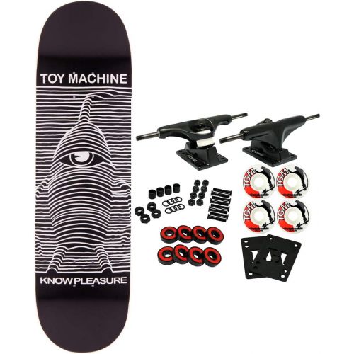  Toy Machine Skateboard Complete Toy Division Black 8.5 x 32.38