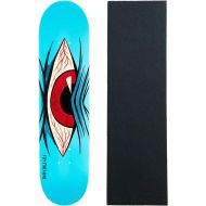Toy Machine Skateboard Deck Mad Eye Blue 7.75 with Grip