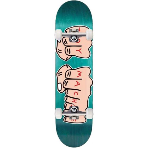  Toy Machine Skateboards Toy Machine Fists Skateboard Complete - Assorted Stains - 8.375