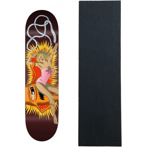  Toy Machine Skateboards Deck Leabres Sect Menace 8.25inch x 31.75inch with Grip
