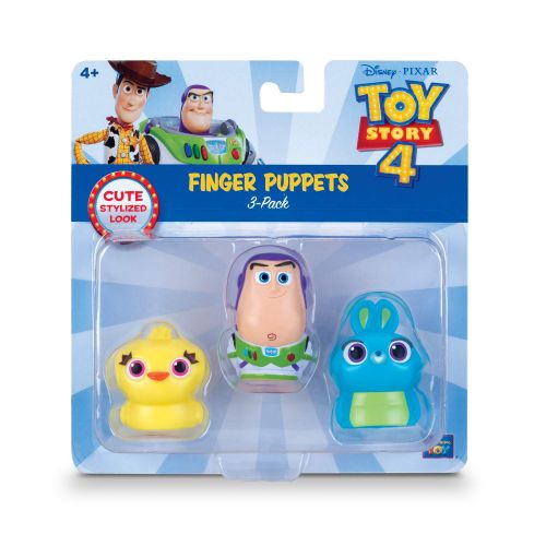  Toy Story Disney Pixar 4 Finger Puppets - 3 Pack - Buzz Lightyear, Bunny, Ducky