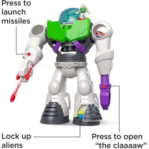  Fisher-Price Imaginext Playset Featuring Disney Pixar Toy Story Buzz Lightyear Robot