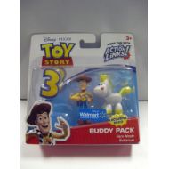 Disney / Pixar Toy Story 3 Exclusive Action Links Mini Figure Buddy 2Pack Hero Woody & Exclusive Deco Pearlized Paint Buttercup