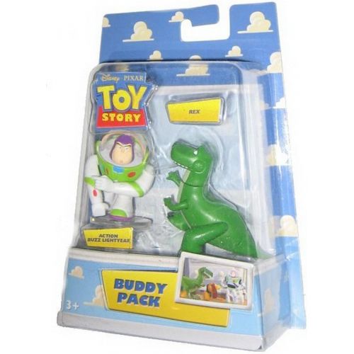  Toy Story Disney / Pixar Mini Figure Buddy Pack Action Buzz Lightyear and Rex