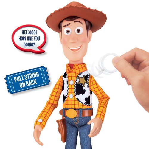  Toy Story 4 Sheriff Woody Deluxe Pull-String Action Figure (Walmart Exclusive)