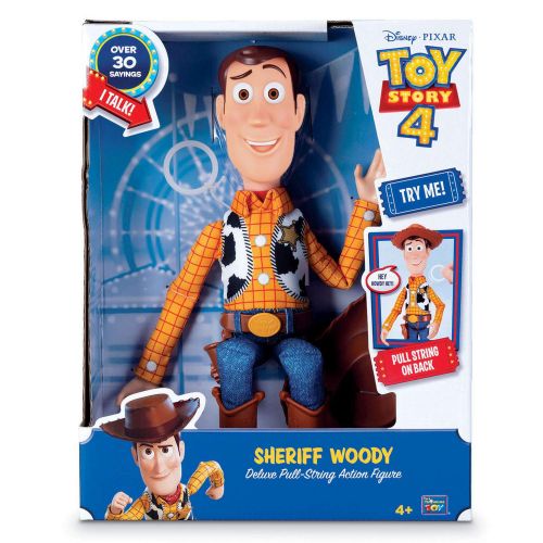  Toy Story 4 Sheriff Woody Deluxe Pull-String Action Figure (Walmart Exclusive)