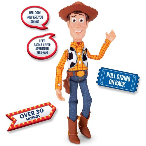  Toy Story 4 Sheriff Woody Deluxe Pull-String Action Figure (Walmart Exclusive)