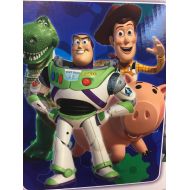 Toy Story Super Warm & Cozy - Toddler Bed Size: 40 x 50 Royal Plush Raschel Throw/Blanket - Featuring: Disney Pixar Wild Bunch with Rex, Buzz, Woody & Hamm