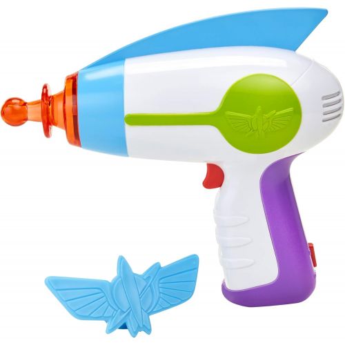  Toy Story Disney 4 Buzz Lightyear Blaster Toy Space Ranger Set, Includes Star Command Badge - Light & Sound! Perfect for Kids, Boys Halloween Costume Prop