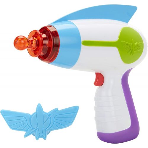  Toy Story Disney 4 Buzz Lightyear Blaster Toy Space Ranger Set, Includes Star Command Badge - Light & Sound! Perfect for Kids, Boys Halloween Costume Prop