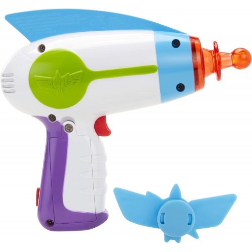  Toy Story Disney 4 Buzz Lightyear Blaster Toy Space Ranger Set, Includes Star Command Badge - Light & Sound! Perfect for Kids, Boys Halloween Costume Prop