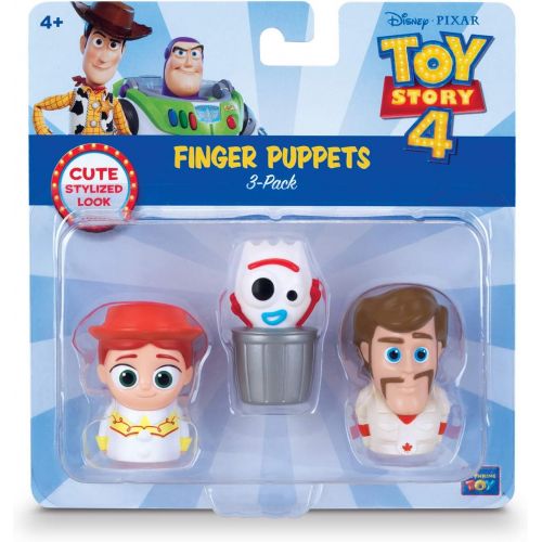  Toy Story Disney Pixar 4 Finger Puppets 3 Pack Jessie, Forky, Duke Caboom