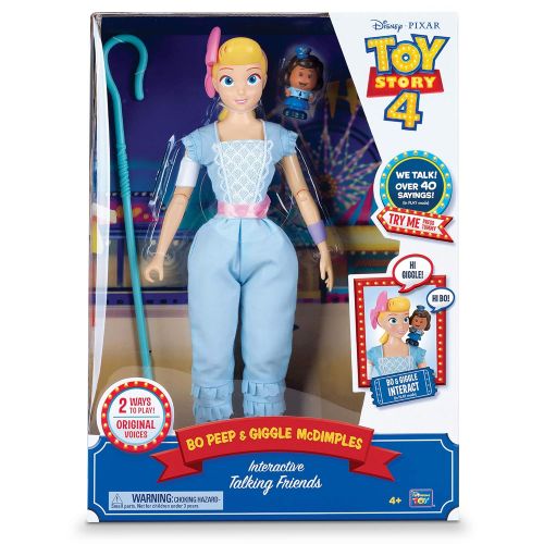  Toy Story 4 Disney Pixar Toy Story 14 Bo Peep and Giggles McDimples Interactive Talking Friends