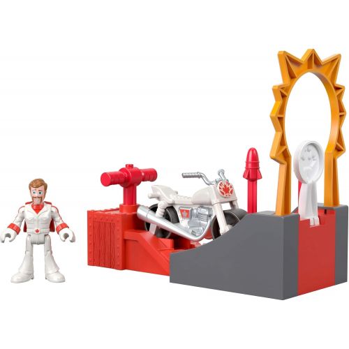 디즈니 Thomas & Friends Fisher-Price Imaginext Disney Pixar Toy Story 4 Duke Caboom Stunt Set