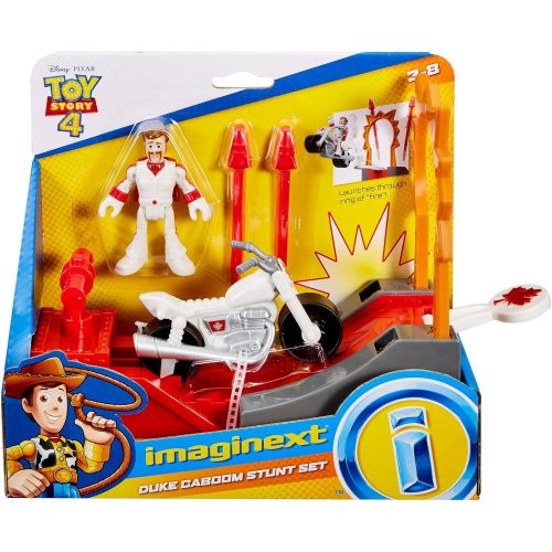 디즈니 Thomas & Friends Fisher-Price Imaginext Disney Pixar Toy Story 4 Duke Caboom Stunt Set