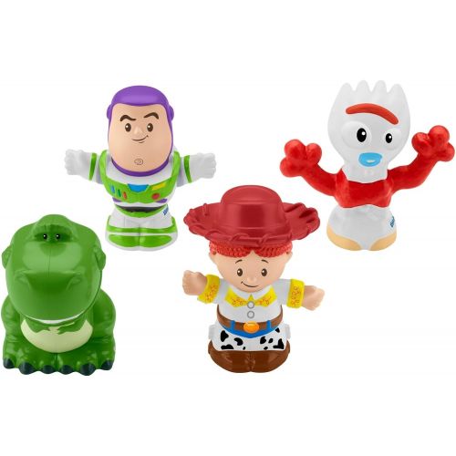  Fisher-Price Little People Disney Toy Story 4 Buzz Lightyear & Friends 4-Pack