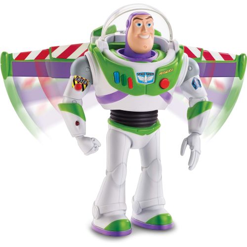  Toy Story 4 Disney Pixar Toy Story Ultimate Walking Buzz Lightyear, 7 in Tall Figure with 20+ Sounds and Phrases, Walking Motion and Expandable Wings, Gift for Kids 3 Years and Older with Expa