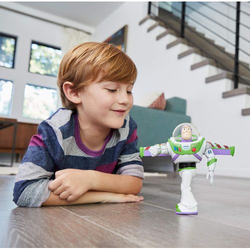  Toy Story 4 Disney Pixar Toy Story Ultimate Walking Buzz Lightyear, 7 in Tall Figure with 20+ Sounds and Phrases, Walking Motion and Expandable Wings, Gift for Kids 3 Years and Older with Expa