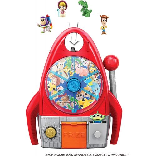  Toy Story 4 Disney Pixar Toy Story Pizza Planet Minis Mania Playset Slot Machine Rocket Storage and Carry Case with Collectible First Look Mini Alien Figure, Holds 10 Plus Additional Mini Figu
