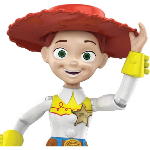  Disney Pixar Toy Story 4 Jessie Core Character Poseable Figure with True to Movie Design for Storytelling Play, Gift for Kids Ages 3 Years & Older , White