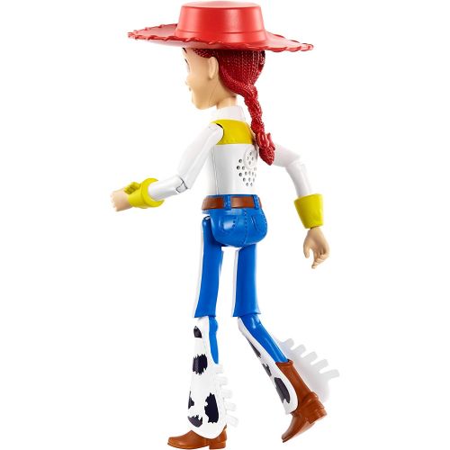  Disney Pixar Toy Story 4 True Talkers Jessie Figure, 8.8 in Tall Posable, Talking Character Figure with Movie Inspired Cowgirl Look and 15+ Phrases, Gift for Kids 3 Years and Older