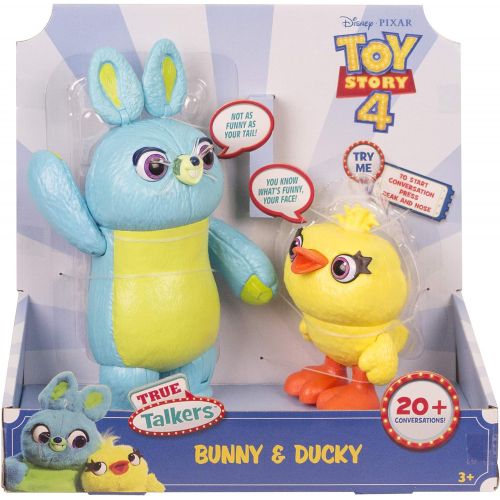  Toy Story 4 Disney Pixar Toy Story Interactive True Talkers Bunny and Ducky 2 Pack