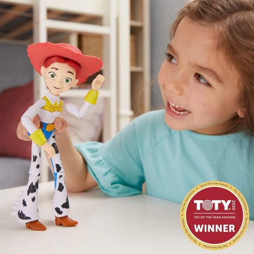  Disney Pixar Toy Story 4 Jessie Figure, 8.8 in / 22.35 cm Tall, Posable Cowgirl Character Figure for Kids 3 Years and Older