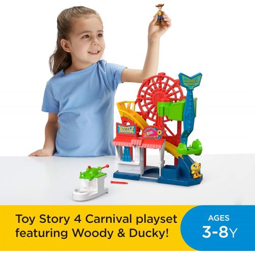  Fisher Price Disney Pixar Toy Story 4 Carnival Playset Multi Color , GHL53