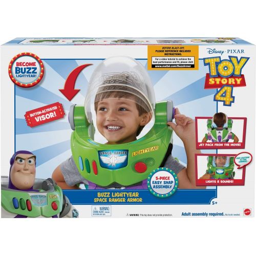  Disney/Pixar Toy Story 4 Buzz Lightyear Toy Astronaut Helmet for Role play MovieAction with Jetpack, Lights, Authentic Phrases and Sounds [Amazon Exclusive]