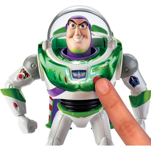  Disney Pixar Toy Story 4 Blast Off Buzz Lightyear Figure, 7 in / 17.78 cm Tall, with Lights, Phrases, Sounds and Pop Out Wings, Gift for Kids 3 Years and Older [Amazon Exclusive]