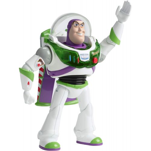  Disney Pixar Toy Story 4 Blast Off Buzz Lightyear Figure, 7 in / 17.78 cm Tall, with Lights, Phrases, Sounds and Pop Out Wings, Gift for Kids 3 Years and Older [Amazon Exclusive]