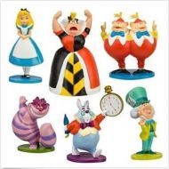 Toy figure gg MINI aLICE IN wONDERLAND PVC Cake Toppers Figure Toy 6pcs a set