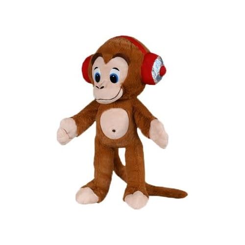  ToySource Rocker The Monkey Plush Collectible Toy, Brown, 8.5