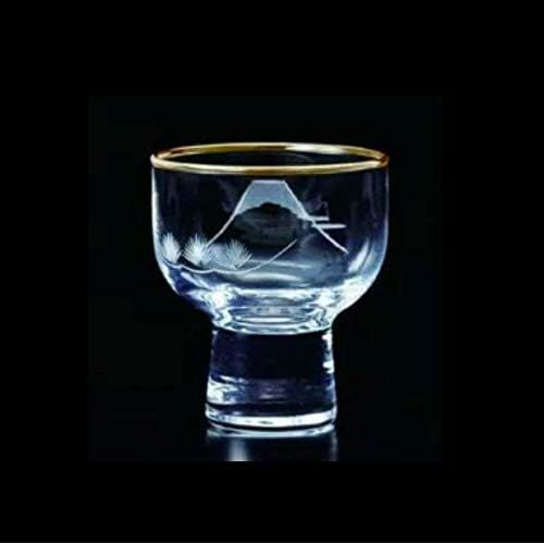  [아마존베스트]Toyo Sasaki Glass Collectible Japanese Sake Glass, KIRIKO Set,SHOFUKUHAI