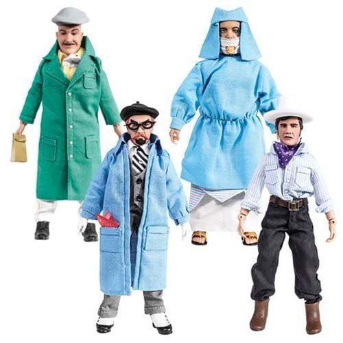  Toys Batman Classic 1966 TV Series Retro 8 Inch Action Figures Villain Variant Series: Set of all 4