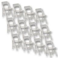 Toys Set of 12 Gray Plastic Toy Folding Chairs for WWE Wrestling Action Figures