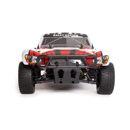  Toys & Child 1/10 2.4Ghz Exceed RC Electric Rally Monster RTR Off Road Rally Truck Stripe Red