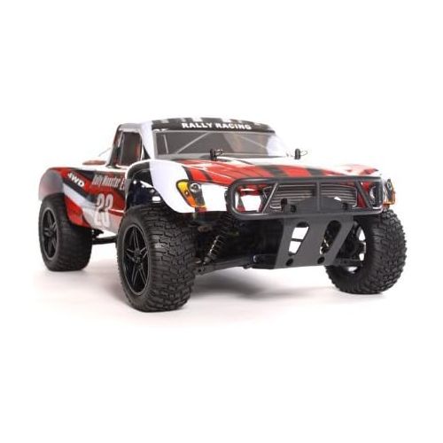  Toys & Child 1/10 2.4Ghz Exceed RC Electric Rally Monster RTR Off Road Rally Truck Stripe Red