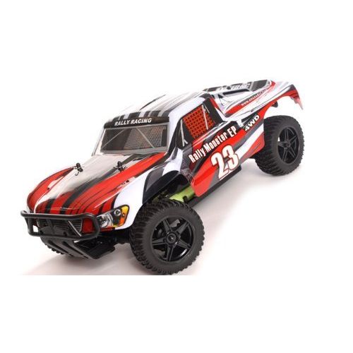  Toys & Child 1/10 2.4Ghz Exceed RC Electric Rally Monster RTR Off Road Rally Truck Stripe Red