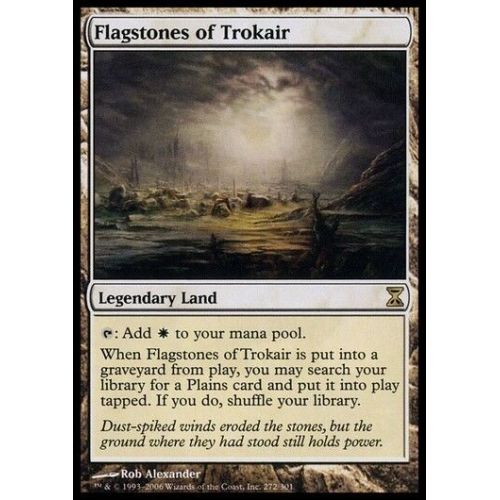  Toys & Hobbies FOIL Lastricato di Trokair - Flagstones of MTG MAGIC TSP Time Spiral EngIta