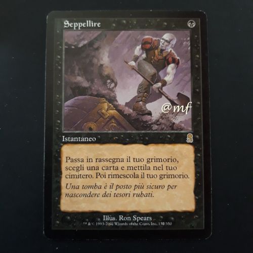  Toys & Hobbies SEPPELLIRE - ENTOMB ITA - MTG MAGIC [MF]