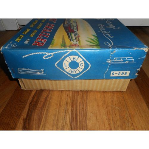  Toys & Hobbies Vintage YONEZAWA Japan LANG Craft Boat Trailer Station Wagon TOY RARE BOX ONLY