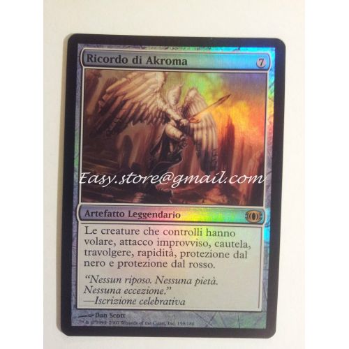  Toys & Hobbies RICORDO DI AKROMA - AKROMAS MEMORIAL FOIL ITA - MTG MAGIC