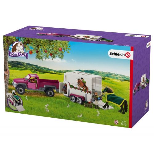  Toys & Hobbies Schleich Pickup Auto mit Pferdeanhaenger 42346 NEU OVP